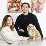 Daniel and Melanie Marsden - founders of Lounge Underwear